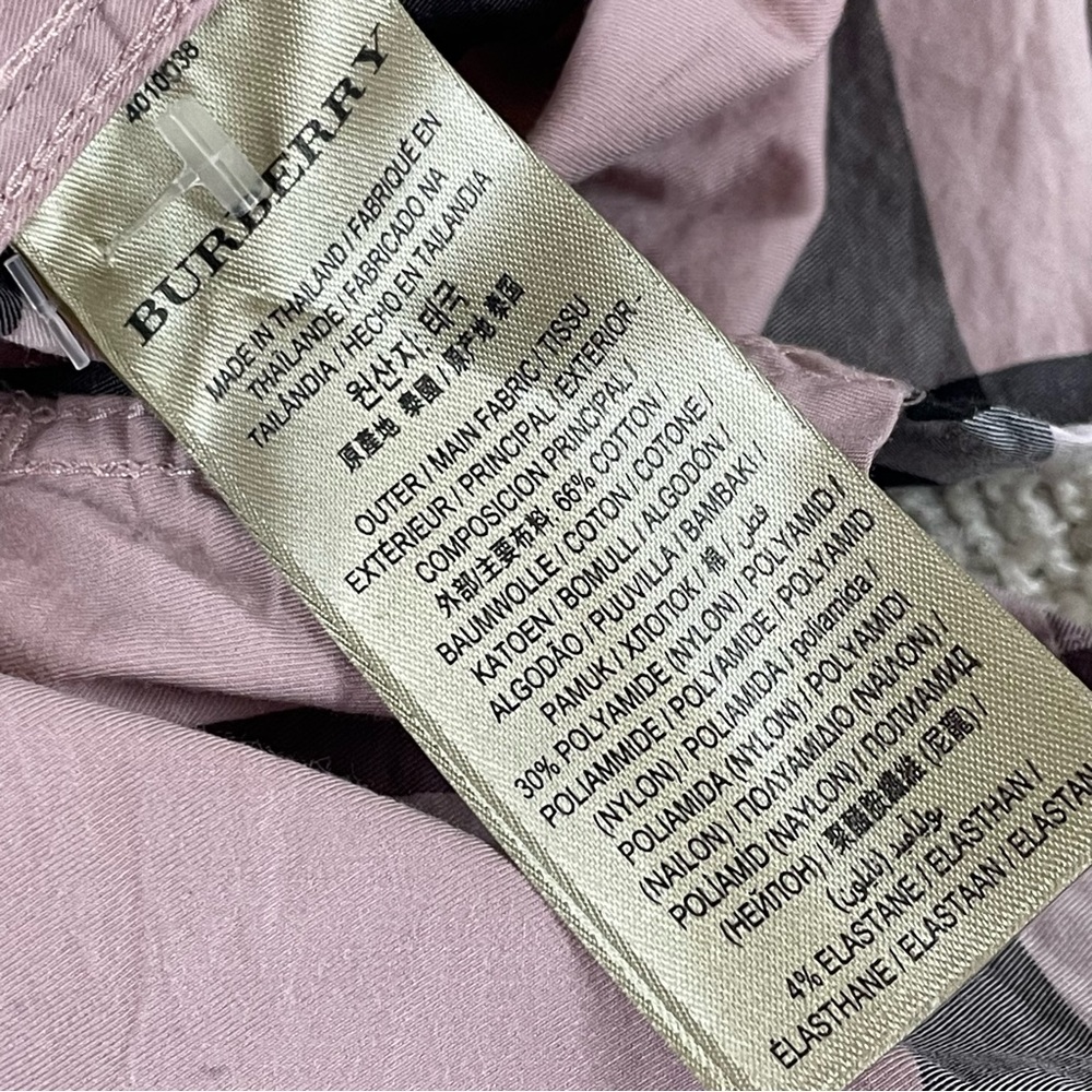 Burberry London Shirt Men’s 3XL Nova Check Pink Plaid Button Up Long Sleeve 1417 - Picture 11 of 12